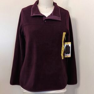 NWT 32 Degree Heat Midweight Snap Arctic Fleece Pullover